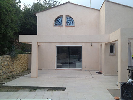 fermeture de terrasse mur toit1